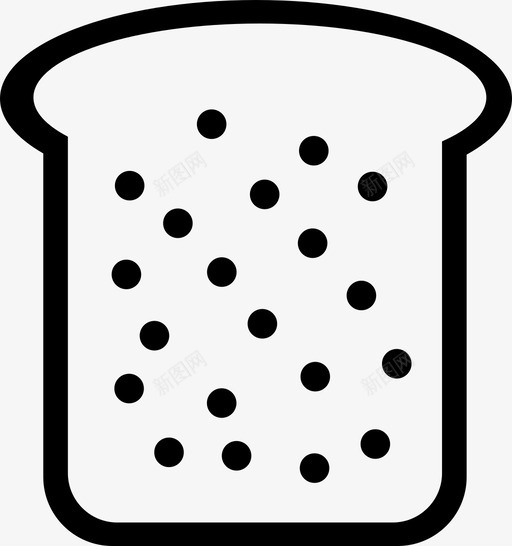 面包烧焦的面团图标svg_新图网 https://ixintu.com 切片 好的 小麦 小麦面包 烧焦的 面包 面团 食物 餐厅图标