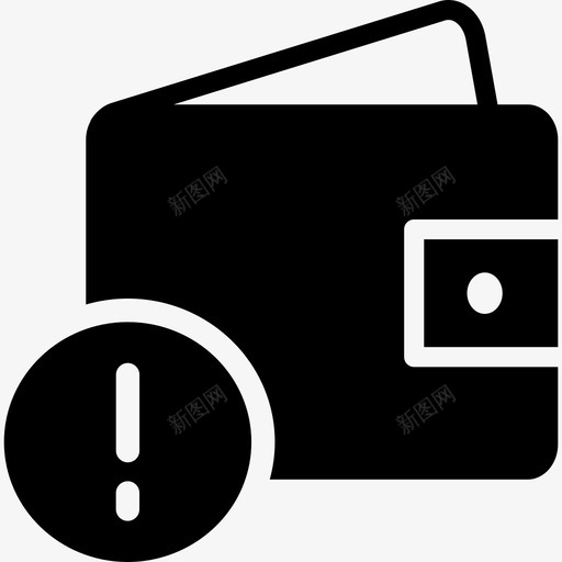 钱包现金钱图标svg_新图网 https://ixintu.com 未经检查的钱 没数过的钱 现金 钱 钱包