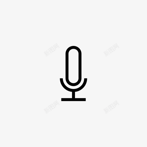 麦克风音频噪音图标svg_新图网 https://ixintu.com 噪音 录音 讲话 音频 麦克风