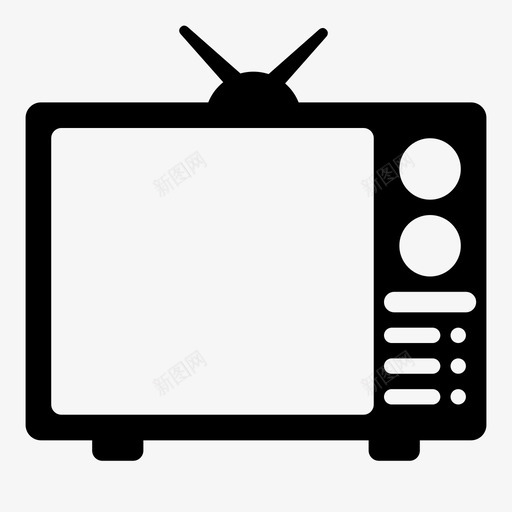 电视视频电视屏幕图标svg_新图网 https://ixintu.com 信息 娱乐 媒体 新闻 电视 电视屏幕 节目 视频 通讯 频道