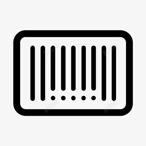 条形码贴纸购物图标svg_新图网 https://ixintu.com 价格 在线商店 很棒的电子商务 扫描仪 条形码 电子商务 盒子 线路 购物 贴纸