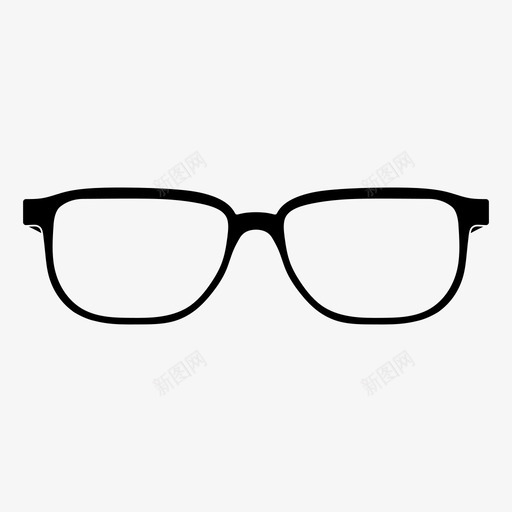 眼镜视图视力图标svg_新图网 https://ixintu.com 外观 框架 眼镜 视力 视图 设计 质量