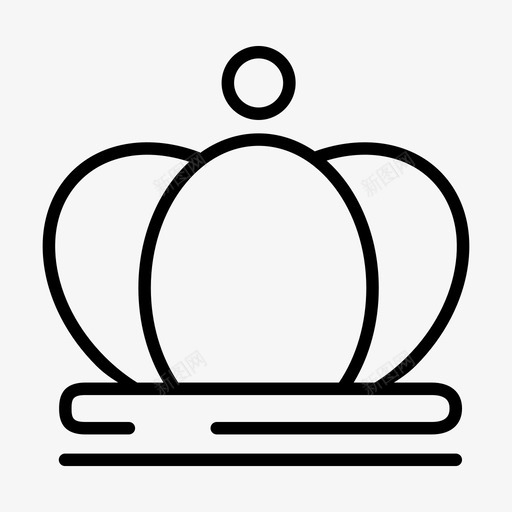 皇冠统治者皇室图标svg_新图网 https://ixintu.com 公主 君主制 国王 女王 小王子 帽子 权力 皇冠 皇室 统治者