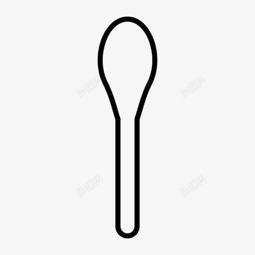 勺子汤开槽图标svg_新图网 https://ixintu.com 勺 勺子 厨房 开槽 搅拌 汤 银器 食物 餐厅
