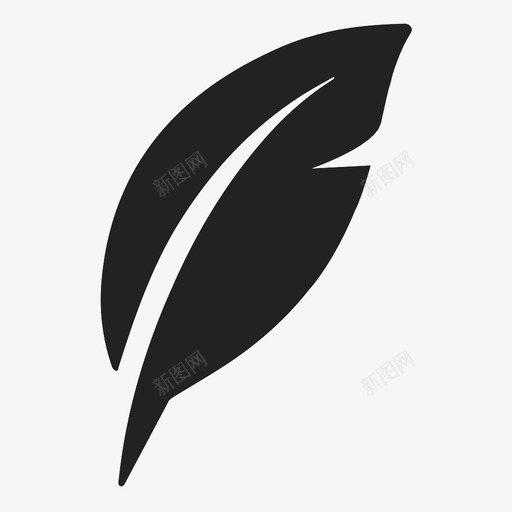 羽毛墨水笔书写图标svg_新图网 https://ixintu.com 书写 墨水笔 签名 绘图 羽毛 羽毛笔