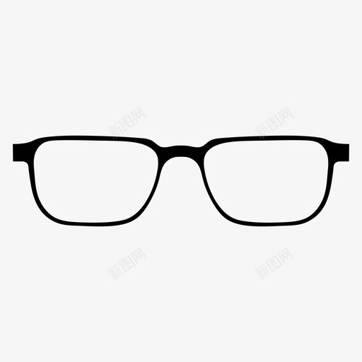 眼镜视图视力图标svg_新图网 https://ixintu.com 外观 框架 眼镜 视力 视图 设计 质量