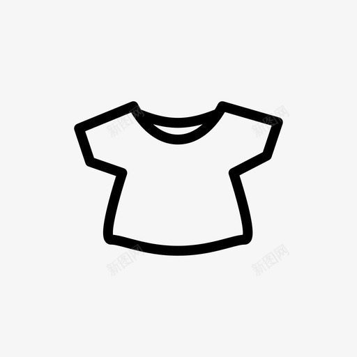 短上衣衬衫衣服图标svg_新图网 https://ixintu.com 中腰 时尚 短上衣 紧身衣 衣服 衬衫 迷你们装