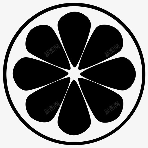 橘子葡萄柑橘图标svg_新图网 https://ixintu.com 异国情调 柑橘 柠檬 橘子 水果 葡萄 酸橙