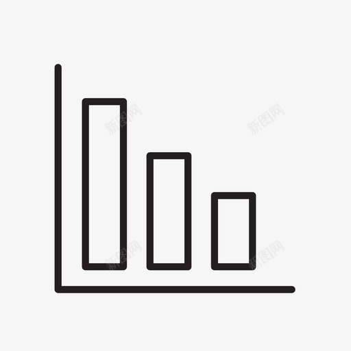 图形用户界面统计图标svg_新图网 https://ixintu.com 免费 图形 图标 常规 数学 用户界面 线 统计