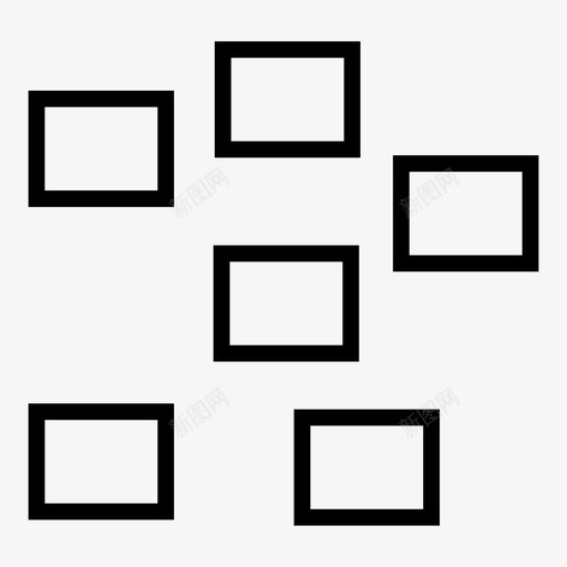 随机分布对齐编辑器图标svg_新图网 https://ixintu.com 分布 图形元素 图形设计 对齐 对齐和分布 设计位置 设计编辑器 随机分布