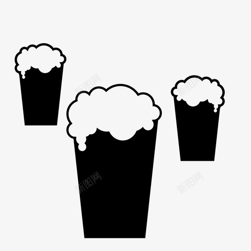 啤酒酒吧品脱图标svg_新图网 https://ixintu.com 享受 品脱 啤酒 干杯 派对 玻璃杯 瓶子 瘾君子 酒吧 酒精 饮料