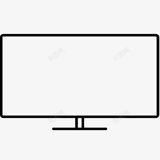 宽屏电视电视图标svg_新图网 https://ixintu.com 图片 大 宽屏电视 平板 显示器 电影 电视 英寸