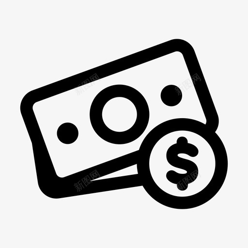 现金价值储蓄图标svg_新图网 https://ixintu.com moolah 价值 储蓄 富有 投资 支付 现金 美元 货币 金融