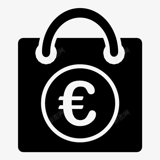 采购袋购物袋商店图标svg_新图网 https://ixintu.com 产品篮 内容物 包装 商店 塑料 把手 欧式 购物袋 采购袋 销售 零售