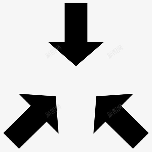 汇聚图标svg_新图网 https://ixintu.com 汇聚