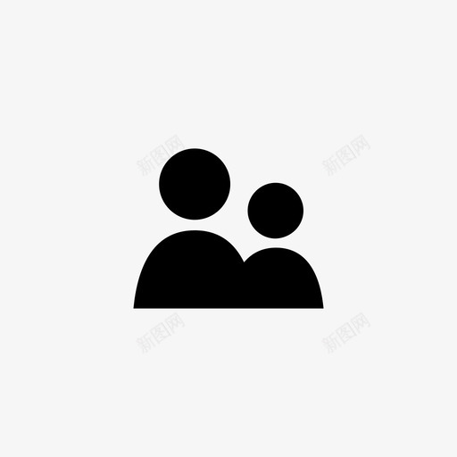 群用户一起图标svg_新图网 https://ixintu.com 一起 人 团队 朋友 用户 男人 社交 粉丝 群 聚会