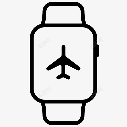 飞机莱特兄弟机翼图标svg_新图网 https://ixintu.com 出发 天空 手表 旅行 智能 机翼 莱特兄弟 设备 运输 飞机