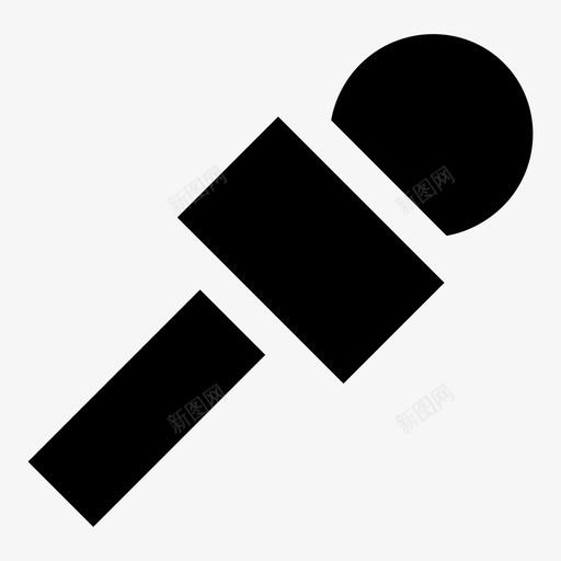 麦克风讲座录音图标svg_新图网 https://ixintu.com 工作坊 录音 教师 歌手 演讲者 讲座 麦克风