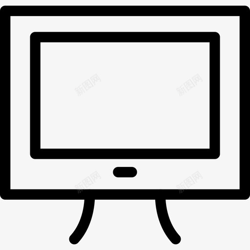 投影屏幕显示器演示图标svg_新图网 https://ixintu.com 投影仪 投影屏幕 显示器 演示