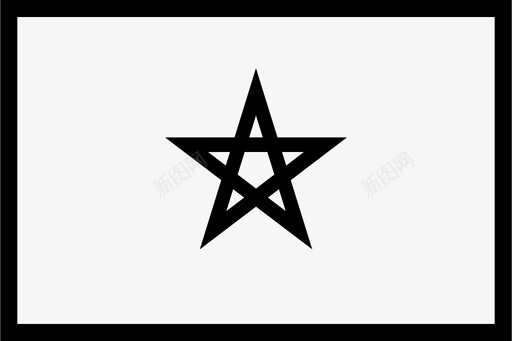 摩洛哥国旗波浪星星图标svg_新图网 https://ixintu.com 世界 国家 平原 摩洛哥国旗 星星 概述世界旗帜 波浪 爱国者