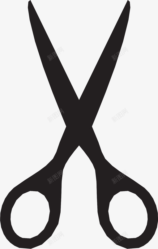 打开剪刀图标svg_新图网 https://ixintu.com 打开剪刀
