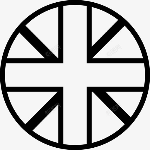 英国国旗英国红色图标svg_新图网 https://ixintu.com 世界 伦敦 国家 欧洲 红色 英国 英国国旗 蓝色 轮廓圆形世界旗