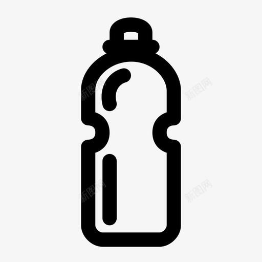 水瓶水合物补水图标svg_新图网 https://ixintu.com 果汁 水合物 水瓶 补水 运动瓶 饮料和甜品
