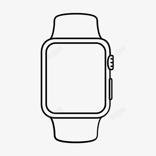 apple watch时钟技术图标svg_新图网 https://ixintu.com apple watch 可穿戴 技术 时钟 时间 苹果硬件套件