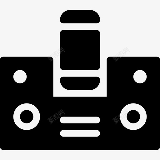 智能手机扬声器音频节拍图标svg_新图网 https://ixintu.com 基座 声音 智能手机扬声器 节拍 音乐 音乐-实心图标 音频