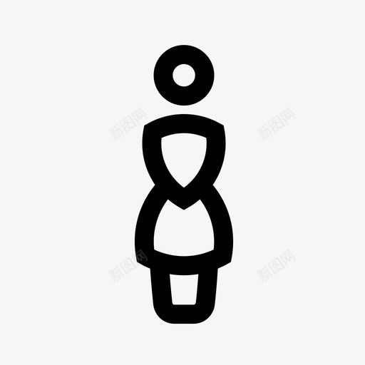 女士卫生间主题公园图标svg_新图网 https://ixintu.com 主题公园 人 卫生间 厕所 女士 女孩 性别标志 洗手间标志