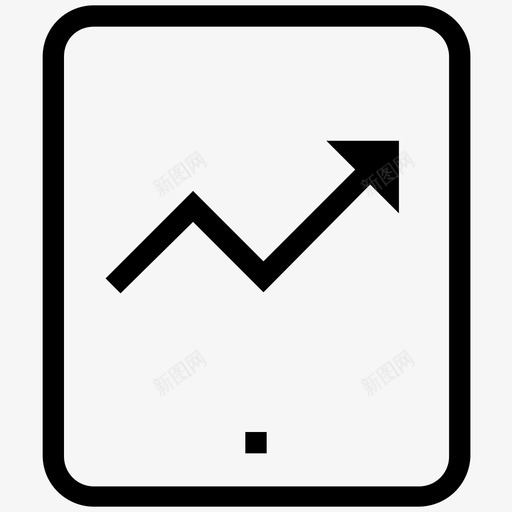 平板电脑信息图形ipad图标svg_新图网 https://ixintu.com ipad 便携设备 信息图形 平板电脑 技术 报告 线条图 统计