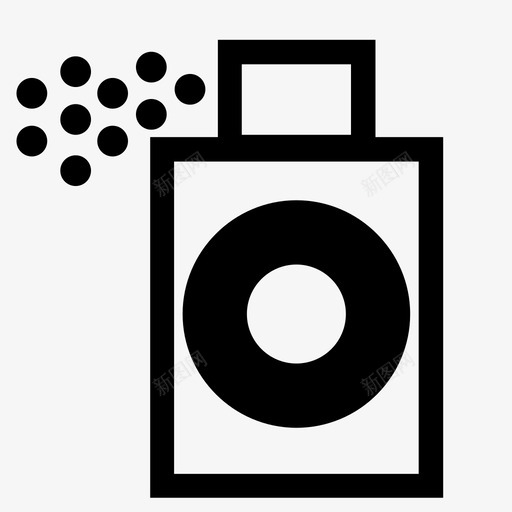 喷漆气雾剂艺术图标svg_新图网 https://ixintu.com 喷壶 喷漆 模具 气雾剂 炸弹 绘画 艺术 艺术家