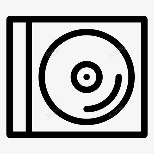 cd唱片集唱片盒图标svg_新图网 https://ixintu.com cd cdincase cdwithcase cd光盘 cd盒 唱片盒 唱片集 音乐 音乐专辑 音乐图标