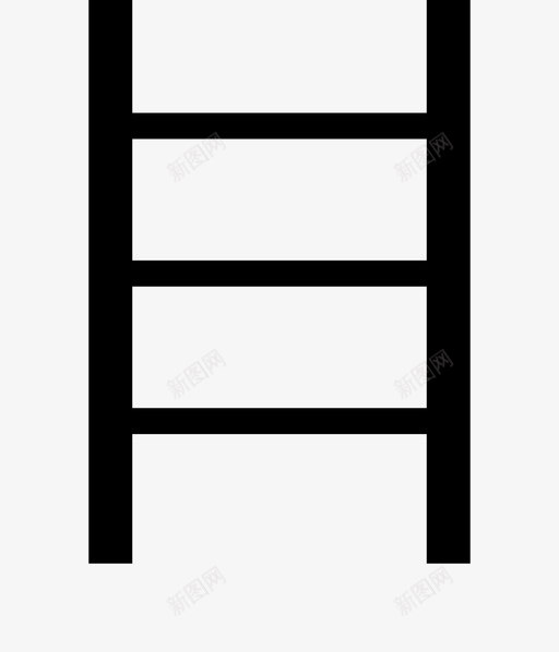 梯子木梯安全梯图标svg_新图网 https://ixintu.com 安全梯 木梯 梯子 消防