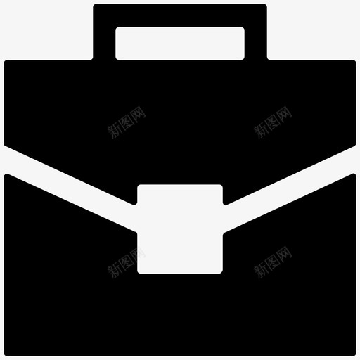西服公文包冰沙实心图标svg_新图网 https://ixintu.com 公文包 冰沙实心图标 西服