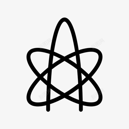 无神论原子信仰图标svg_新图网 https://ixintu.com 信仰 信仰和信仰 化学 原子 宗教 无神论 科学