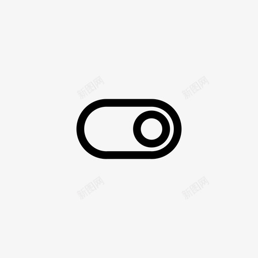 滑块电源开关图标svg_新图网 https://ixintu.com ui 元素 切换 图形 开关 按键 滑块 电子 电源 界面和web图标 设置