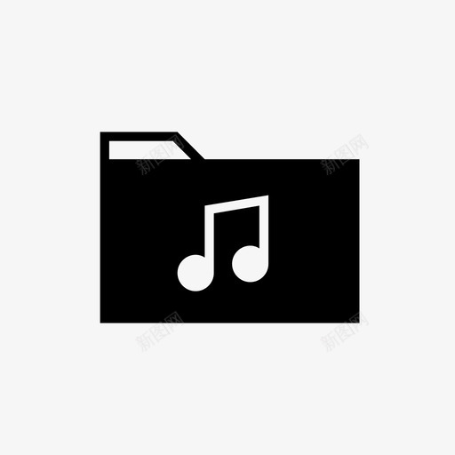 音乐文件夹音频数据图标svg_新图网 https://ixintu.com mp3 mp3文件夹 数据 整理 文件夹和文档填充样式 音乐文件夹 音频