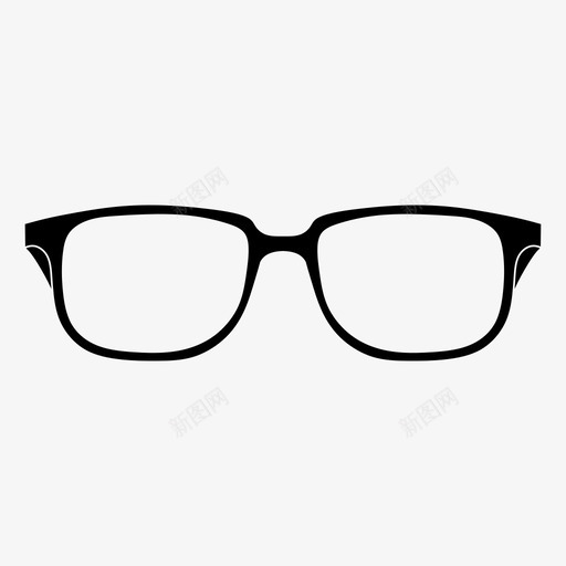 眼镜视图视力图标svg_新图网 https://ixintu.com 外观 框架 眼镜 视力 视图 设计 质量