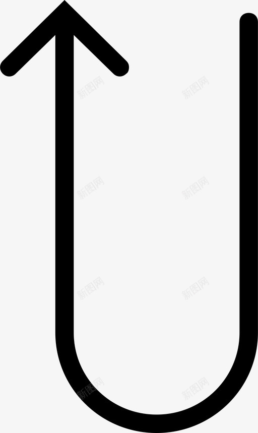 经典箭头向上重定向图标箭头svg_新图网 https://ixintu.com 箭头 经典箭头向上重定向图标