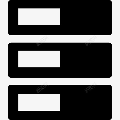 数据条黑白变体接口计算机和媒体2图标svg_新图网 https://ixintu.com 接口 数据条黑白变体 计算机和媒体2