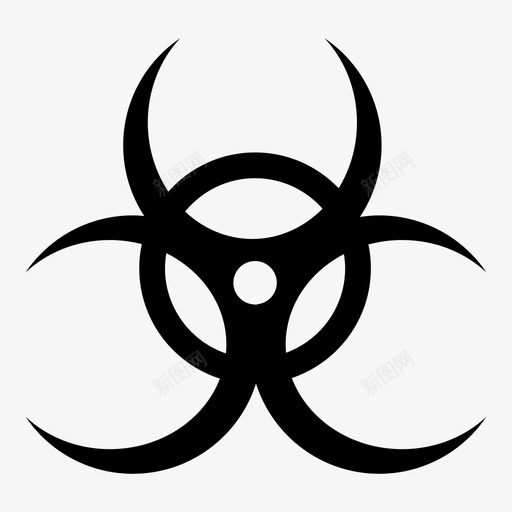 生物危害小心危险图标svg_新图网 https://ixintu.com wsd警告 危险 小心 有害 生物危害 警告