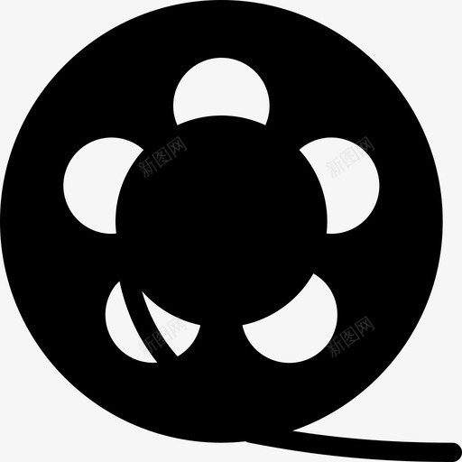 胶卷带卷图标svg_新图网 https://ixintu.com 卷 带 摄影 照相机 电影 纪录片 胶卷 视频 视频实心图标