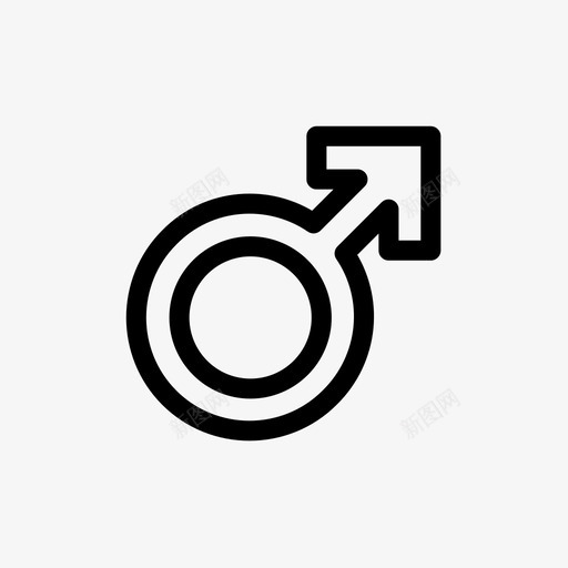 男性星座性别男性图标svg_新图网 https://ixintu.com 人 占星术 性别 火星 男性 男性星座 符号