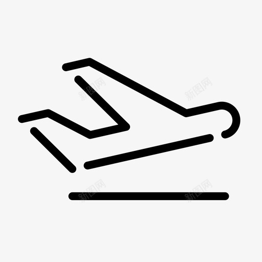 出发飞机机场图标svg_新图网 https://ixintu.com 出发 旅行 机场 航班 起飞 运输 飞机 飞行
