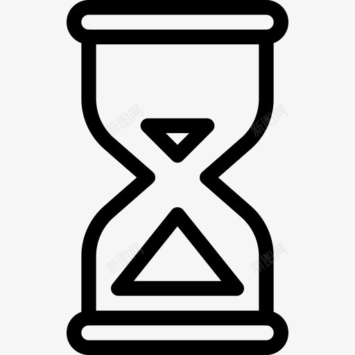 沙漏时钟翻转图标svg_新图网 https://ixintu.com 分钟 时钟 时间 时间线图标 沙子 沙漏 流动 翻转 计时器