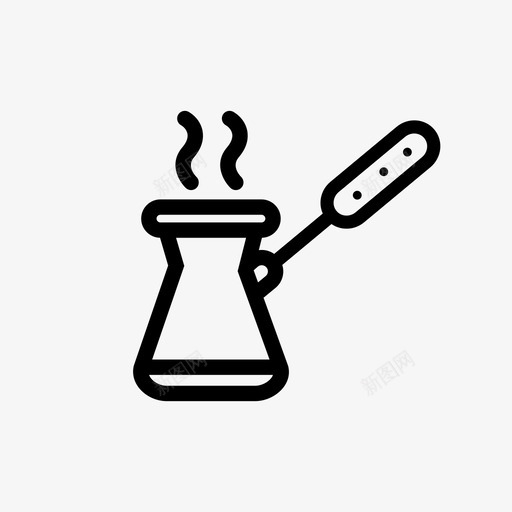 土耳其咖啡酿造饮料图标svg_新图网 https://ixintu.com 土耳其咖啡 摩卡 泥 茶 薄厨房用具 酿造 饮料