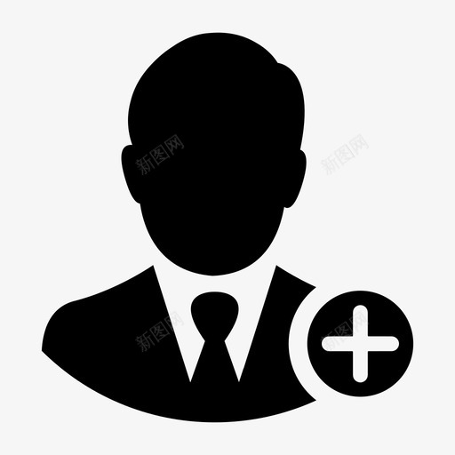 商人添加个人资料加图标svg_新图网 https://ixintu.com 个人资料 人 加 商业帐户 商业要领第二卷 商人添加 头像 新 用户