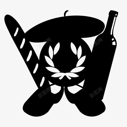 所以法国佬图标svg_新图网 https://ixintu.com 所以法国佬