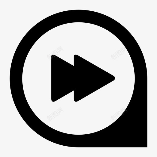 快进歌曲多媒体图标svg_新图网 https://ixintu.com 多媒体 多媒体按钮 快进 拍摄 歌曲 电子设备 编辑